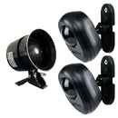 01 Sirene GLK Bivolt 110v 220v Para Alarmes + 02 Sensores