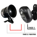 01 Sirene GLK Bivolt 110v 220v Para Alarmes + 02 Sensores