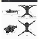 Drone L900 Pro GPS HD Wi-Fi Profissional - Cor Laranja e Preto