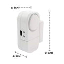Kit 2 Alarme de Entrada para Portas e Janelas Sensor Magnético